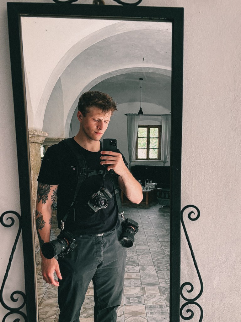 Martin Fiala s fotoaparáty