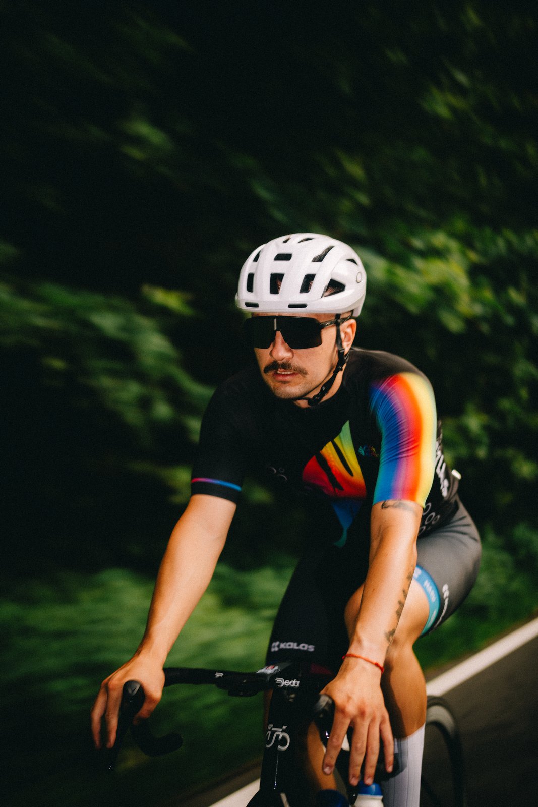 Cyklista na trati